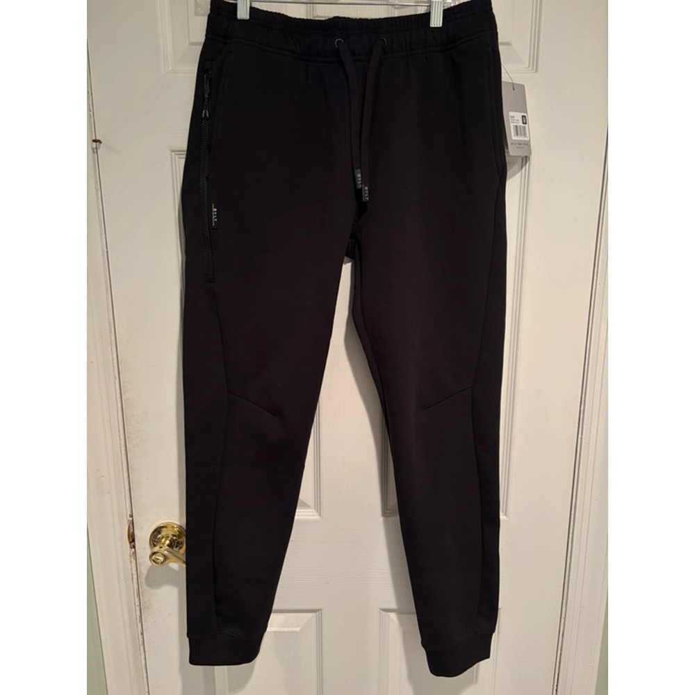 BYLT Premium Basics RoamKnit Jogger Pants Black‎ Medium NWT Zip Pocket